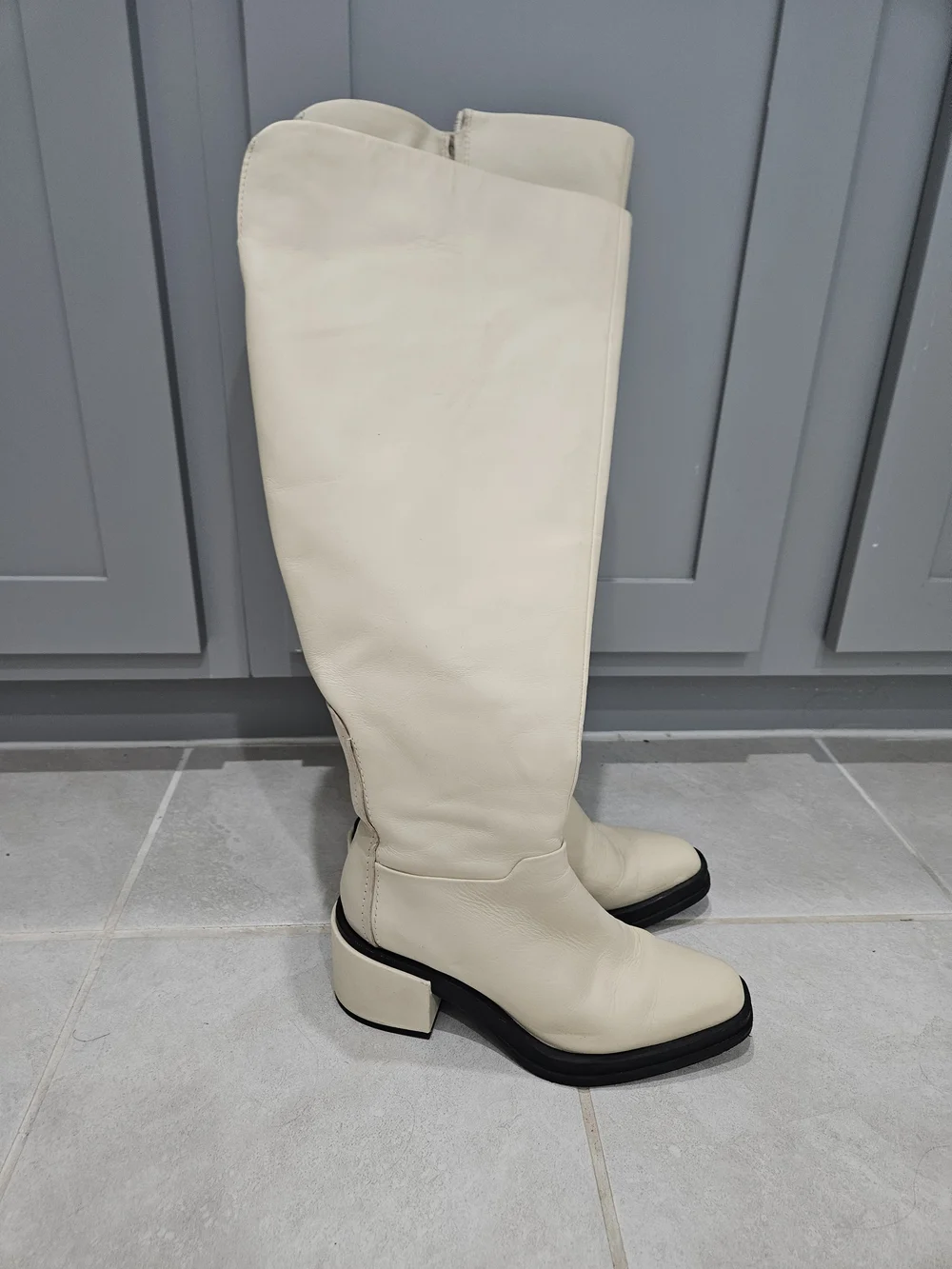 Women's Franco Sarto Knee-High Leather Boots